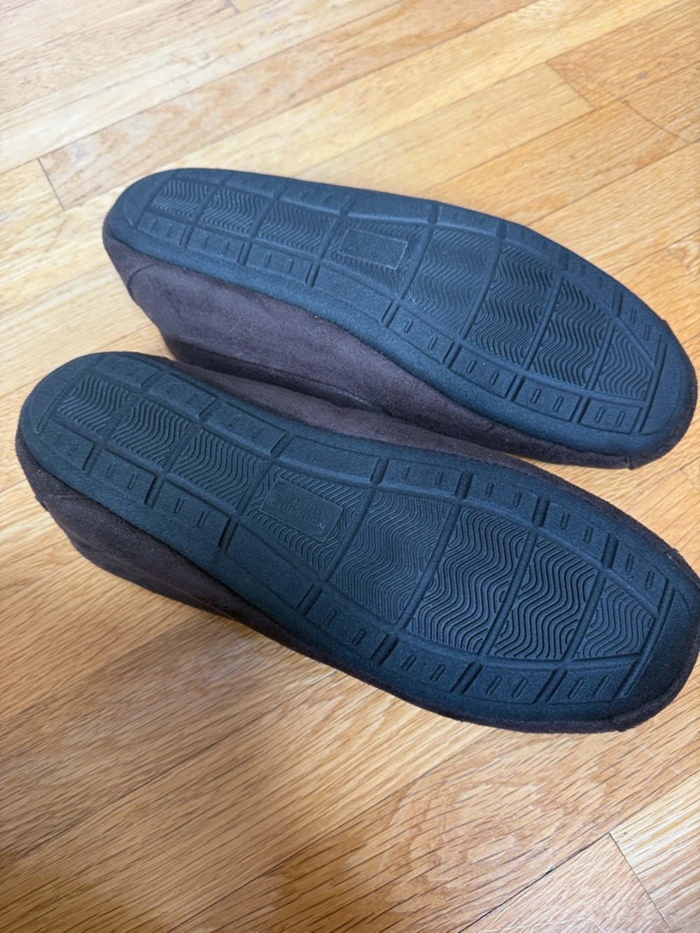 ☀️3/$15 NEW Club Room Moccasin Slippers 13 - Picture 4 of 5